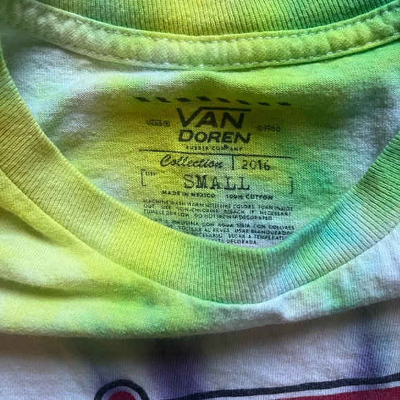 Unisex Vans tee. Warped tour 2016 - cotton - Picture 2 of 4